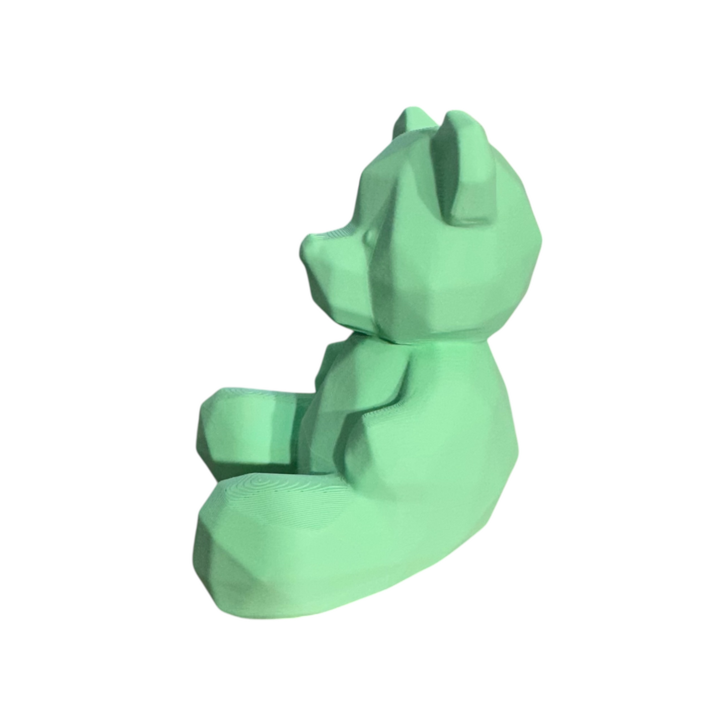 3D Printed Bear Shaker – Mint Green | Handcrafted Musical Instrument Toy by MuZooz™