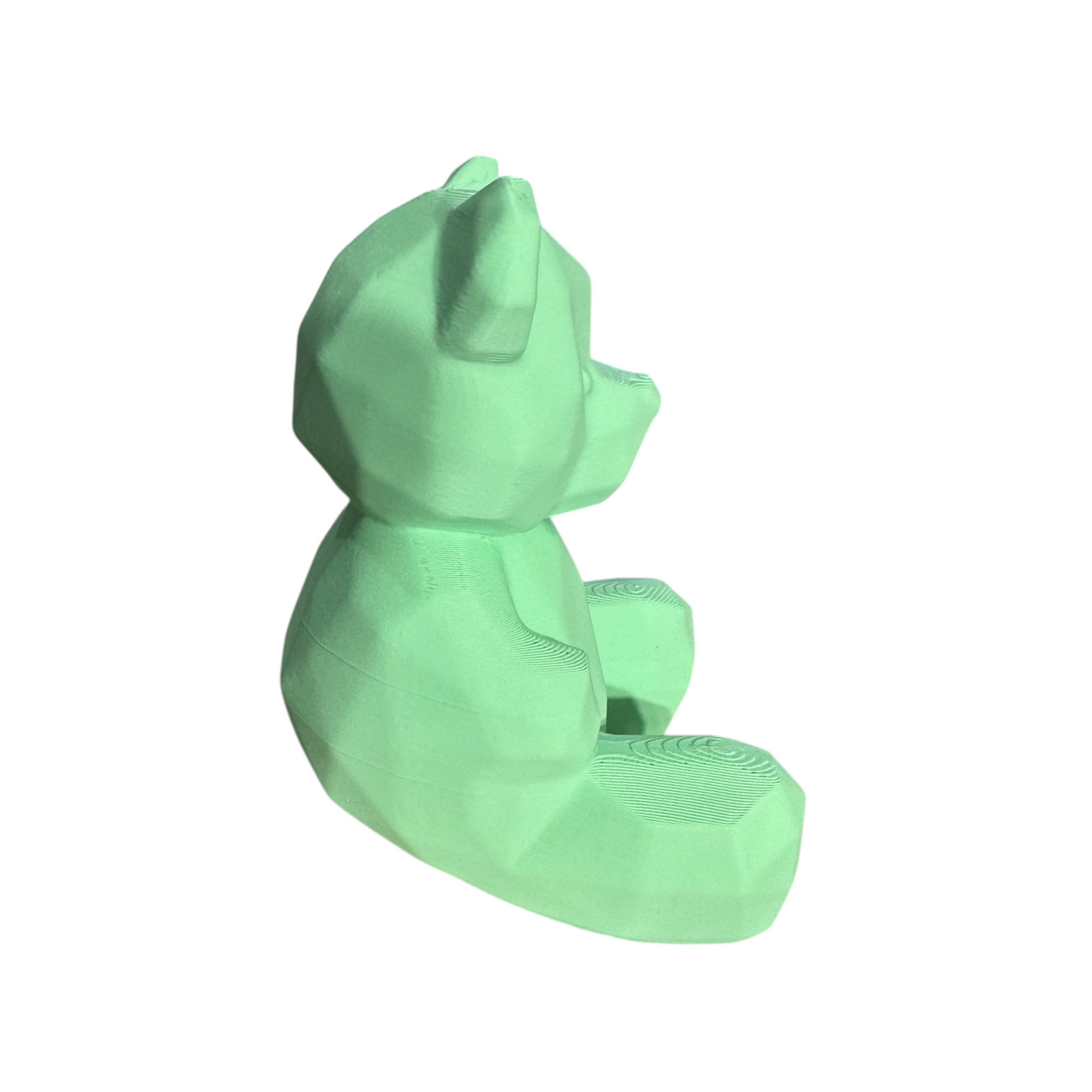 3D Printed Bear Shaker – Mint Green | Handcrafted Musical Instrument Toy by MuZooz™